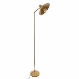 Atmosphera Stojací lampa CELIA, 155 cm, barva zlatá