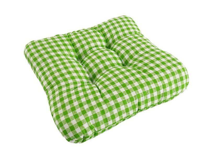 Podsedák na židli Soft kostička zelený - Výprodej Povlečení