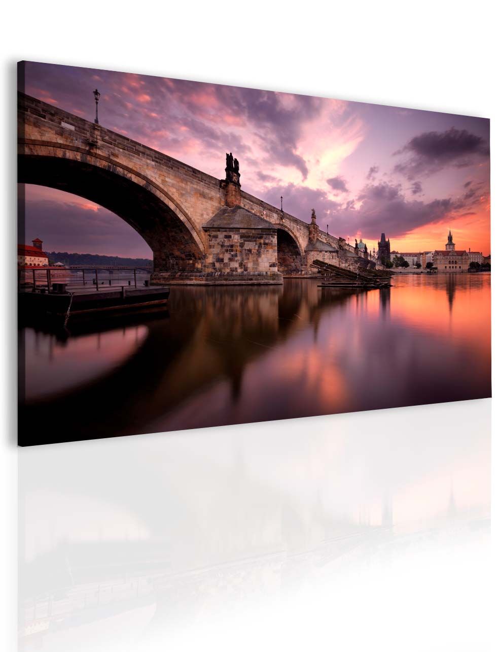 Jednodílný obraz Karlův most Velikost (šířka x výška): 120x80 cm - S-obrazy.cz