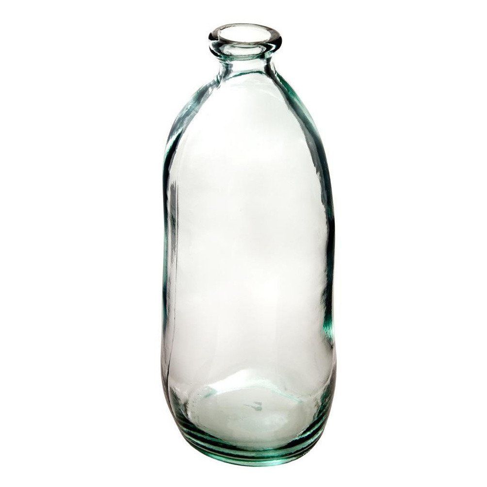 Atmosphera Váza z recyklovaného skla 51 cm Průhledná barva - EMAKO.CZ s.r.o.