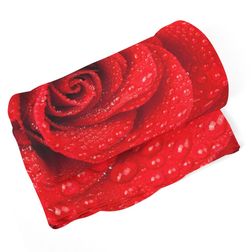 Deka SABLIO - Květ růže 150x120 cm - E-shop Sablo s.r.o.