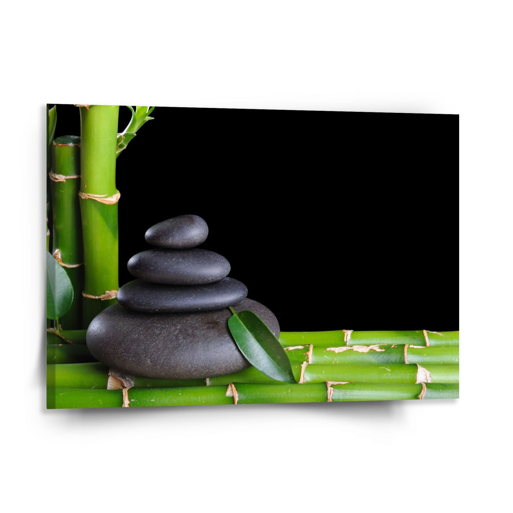 Obraz SABLIO - Bambus a kameny 150x110 cm - E-shop Sablo s.r.o.