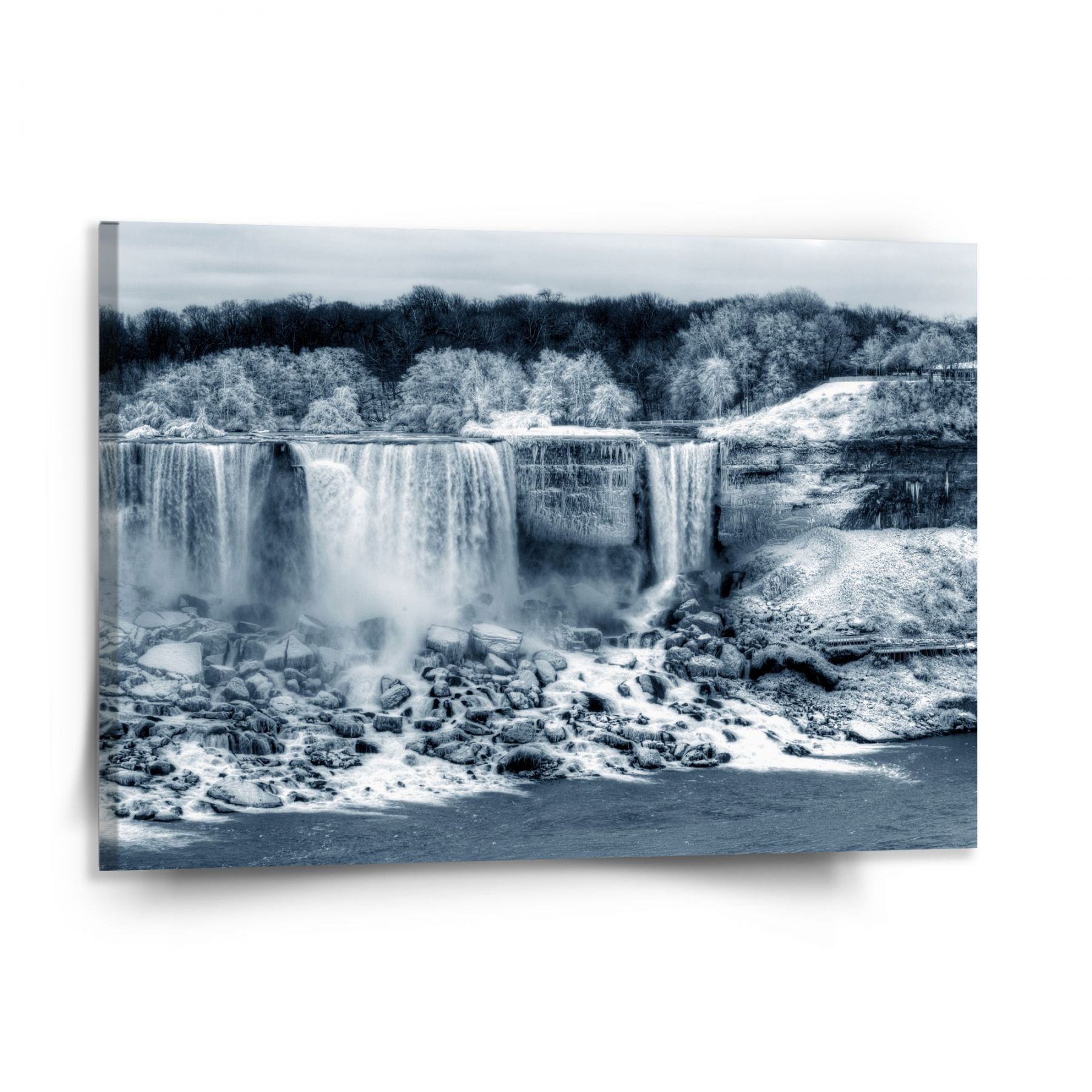 Obraz SABLIO - Černobílý vodopád 150x110 cm - E-shop Sablo s.r.o.