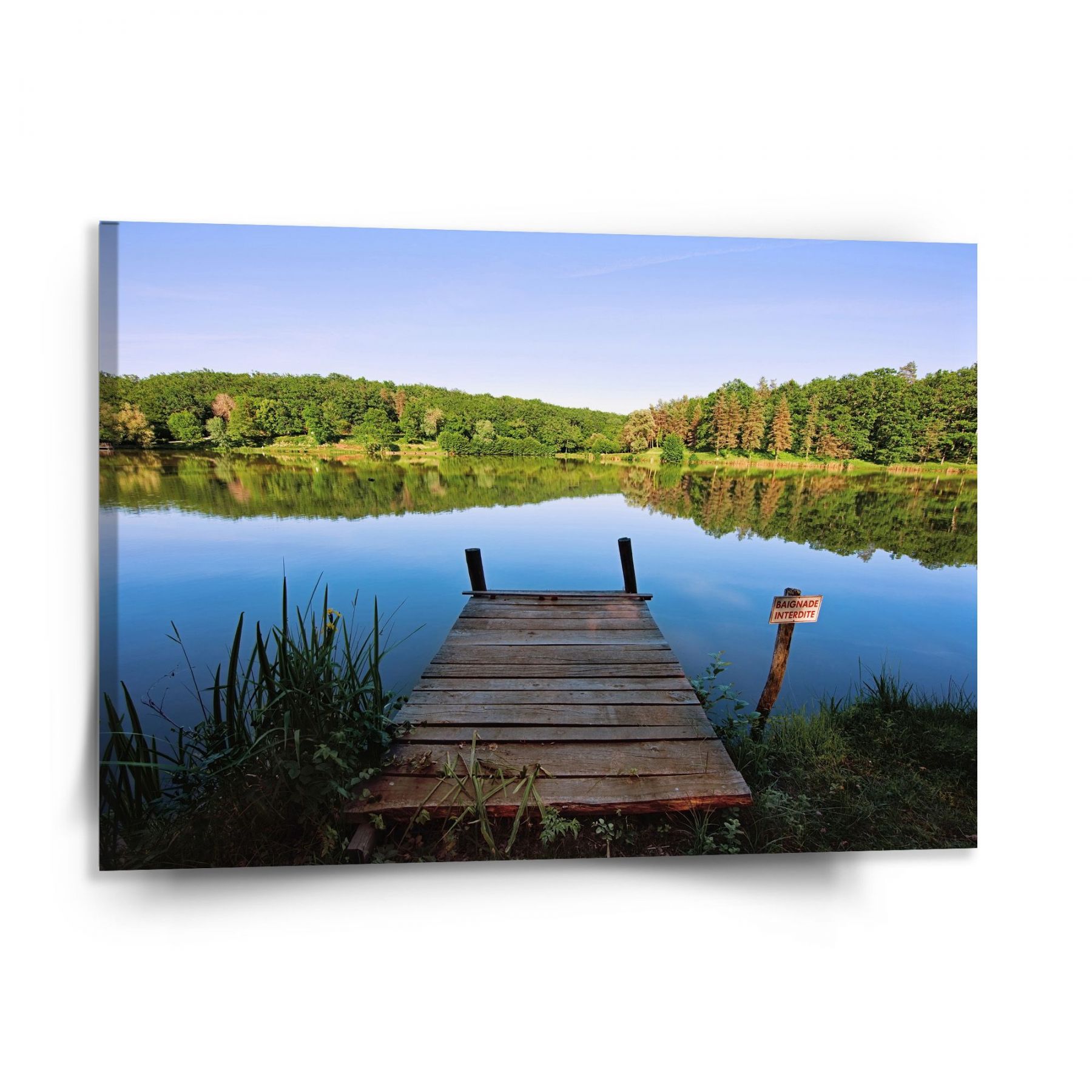 Obraz SABLIO - Molo na jezeře 150x110 cm - E-shop Sablo s.r.o.