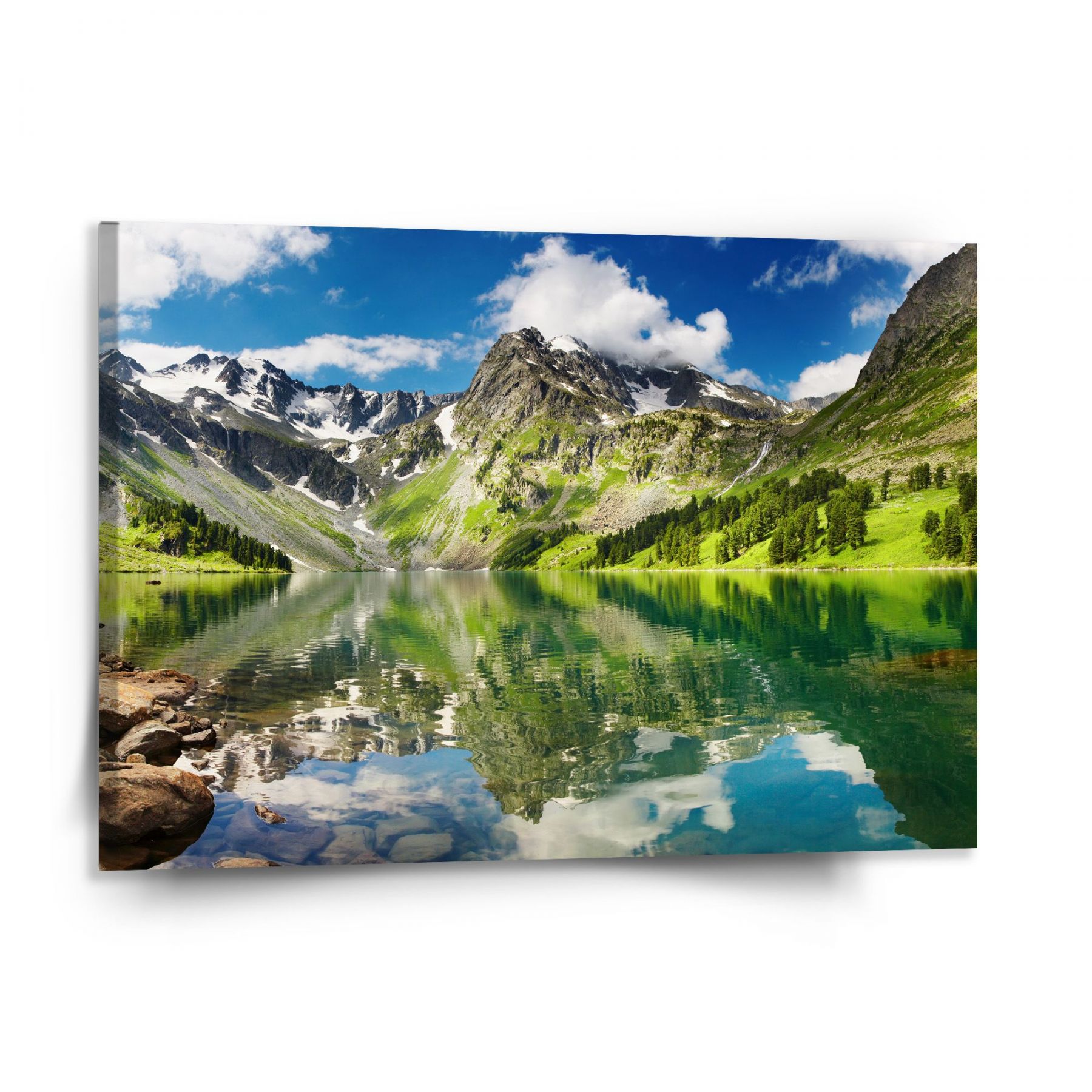 Obraz SABLIO - Odraz hor na jezeře 150x110 cm - E-shop Sablo s.r.o.