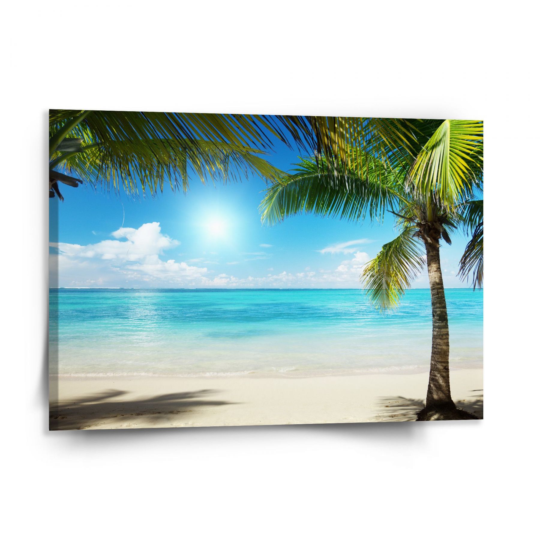 Obraz SABLIO - Pláž s palmami 150x110 cm - E-shop Sablo s.r.o.