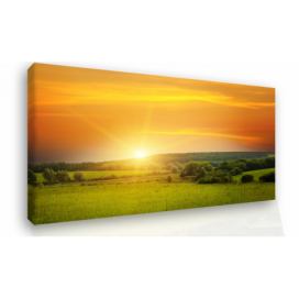 Jednodílný obraz západ slunce Velikost (šířka x výška): 150x100 cm