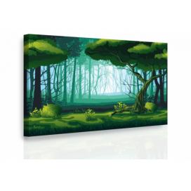 Obraz les z pohádky Velikost (šířka x výška): 90x60 cm S-obrazy.cz