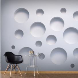 Murando DeLuxe 3D tapeta kruhy ve zdi Velikost (šířka x výška): 200x140 cm
