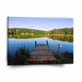 Obraz SABLIO - Molo na jezeře 150x110 cm
