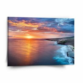 Obraz SABLIO - Západ slunce nad mořem 150x110 cm