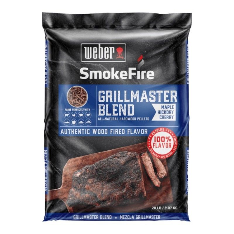Pelety Weber SmokeFire  GrillMaster Blend - GrilyKrby.cz