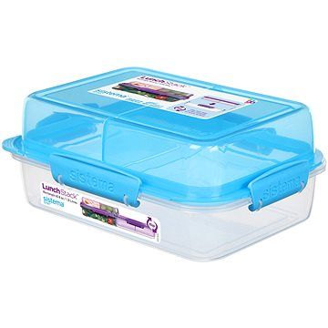 Sistema Lunch Stack Rectangle To Go Blue Online 1.8L  (4) - alza.cz