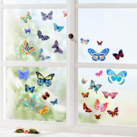 Weltbild Samolepky na okno Motýli, 60 ks 759954