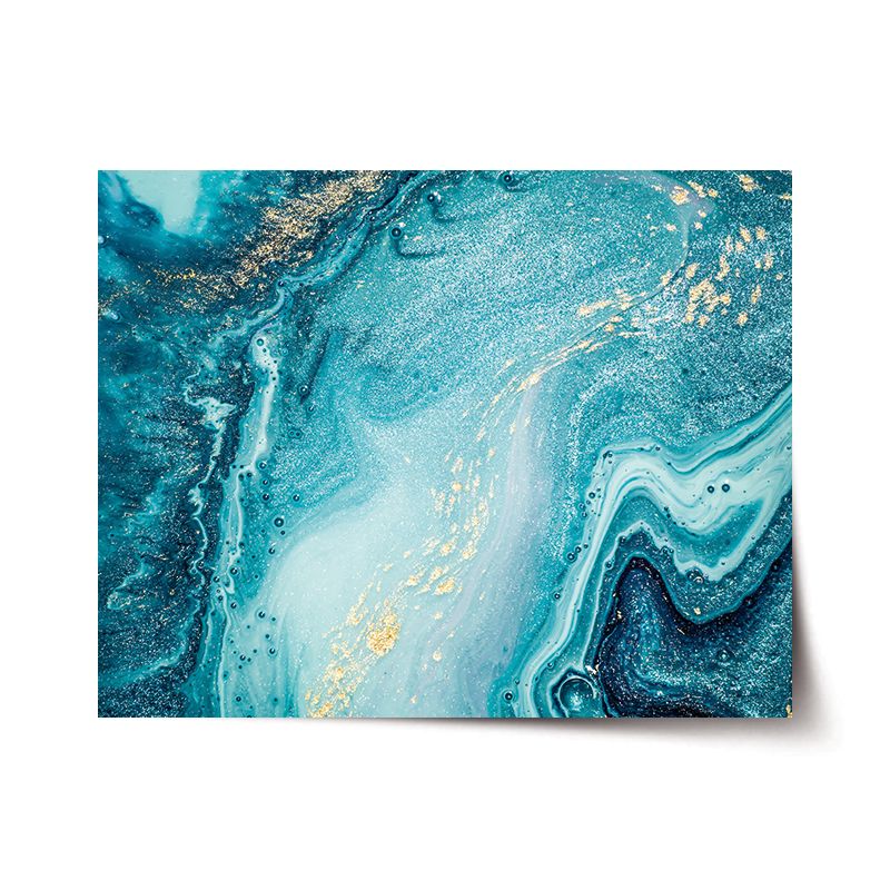 Plakát SABLIO - Modrý pigment 60x40 cm - E-shop Sablo s.r.o.