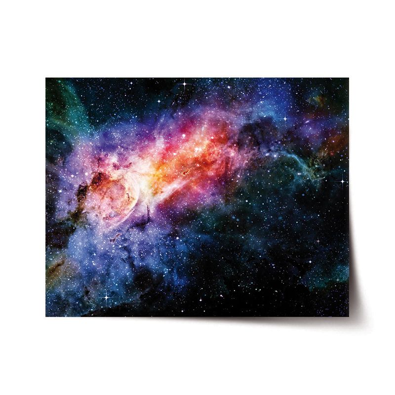 Plakát SABLIO - Vesmírná záře 60x40 cm - E-shop Sablo s.r.o.