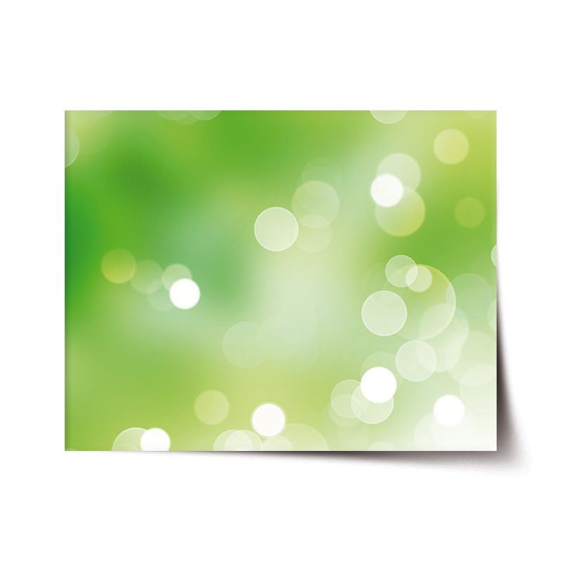 Plakát SABLIO - Zelená abstrakce 2 60x40 cm - E-shop Sablo s.r.o.