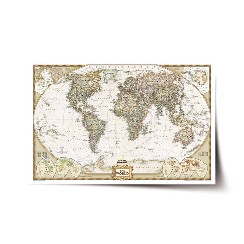 Plakát SABLIO - Mapa světa 60x40 cm - E-shop Sablo s.r.o.