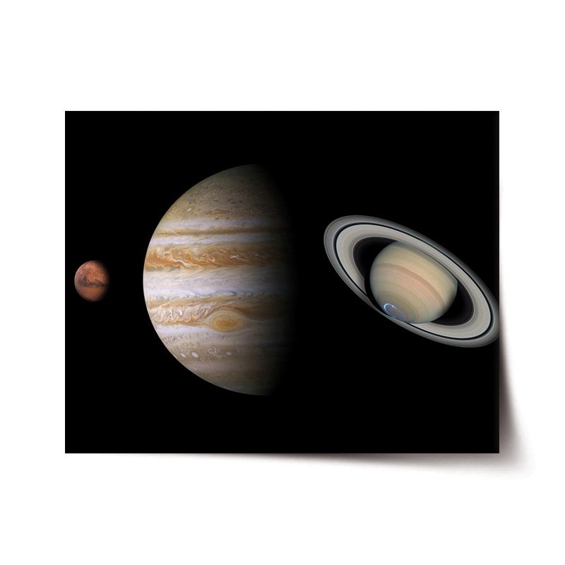 Plakát SABLIO - Planety a slunce 60x40 cm - E-shop Sablo s.r.o.