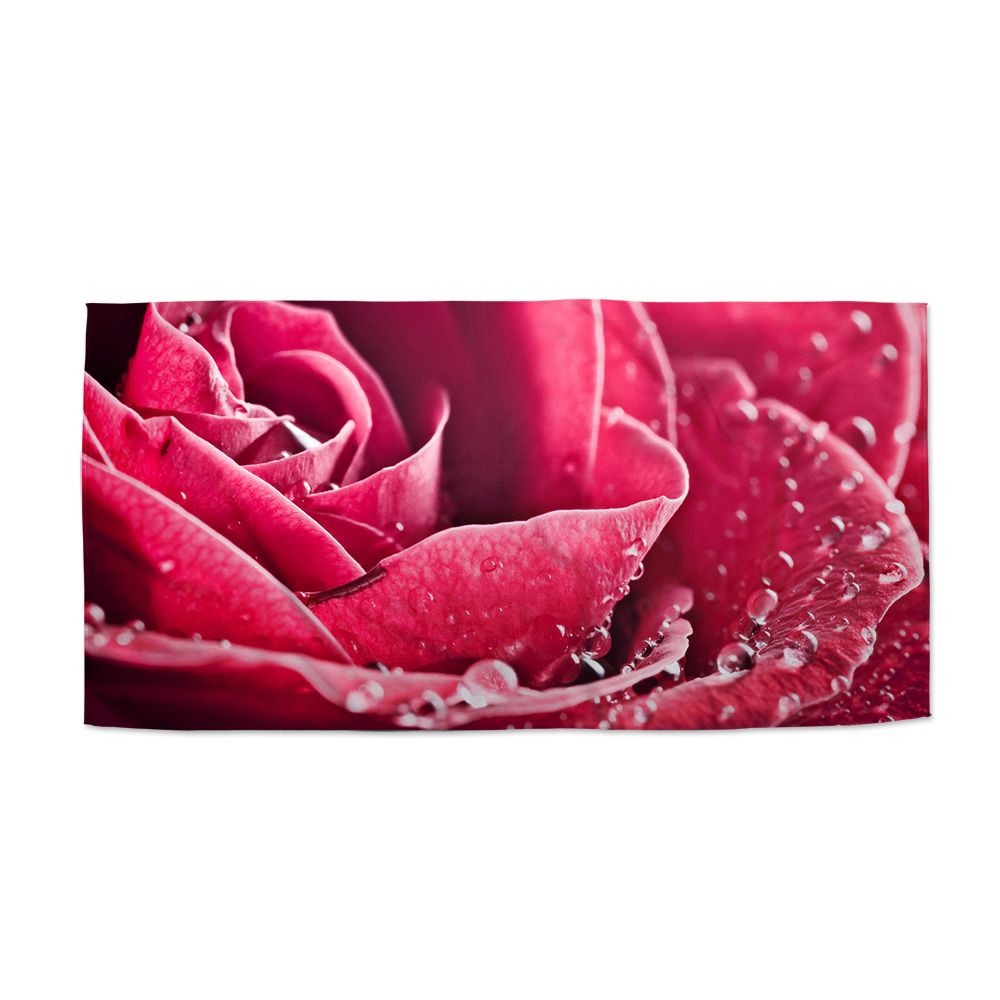 Ručník SABLIO - Detail růže 70x140 cm - E-shop Sablo s.r.o.