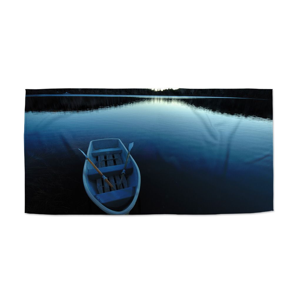 Ručník SABLIO - Loďka na jezeře 70x140 cm - E-shop Sablo s.r.o.