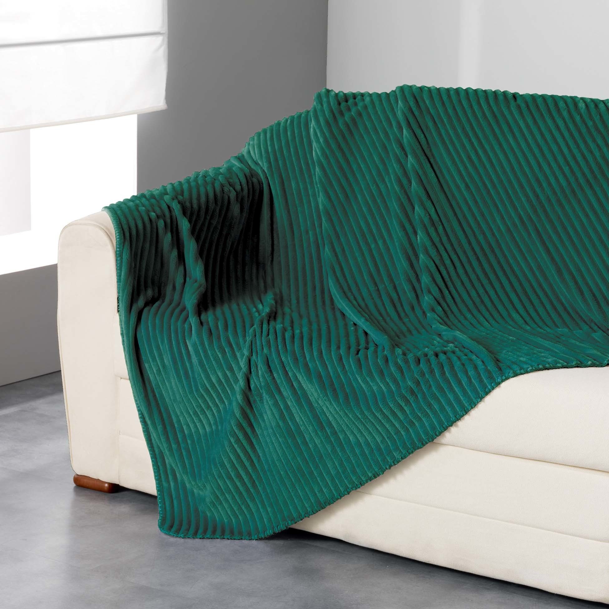Douceur d\'intérieur ZELINE přehoz přes postel 125 x 150 cm, zelená - EMAKO.CZ s.r.o.