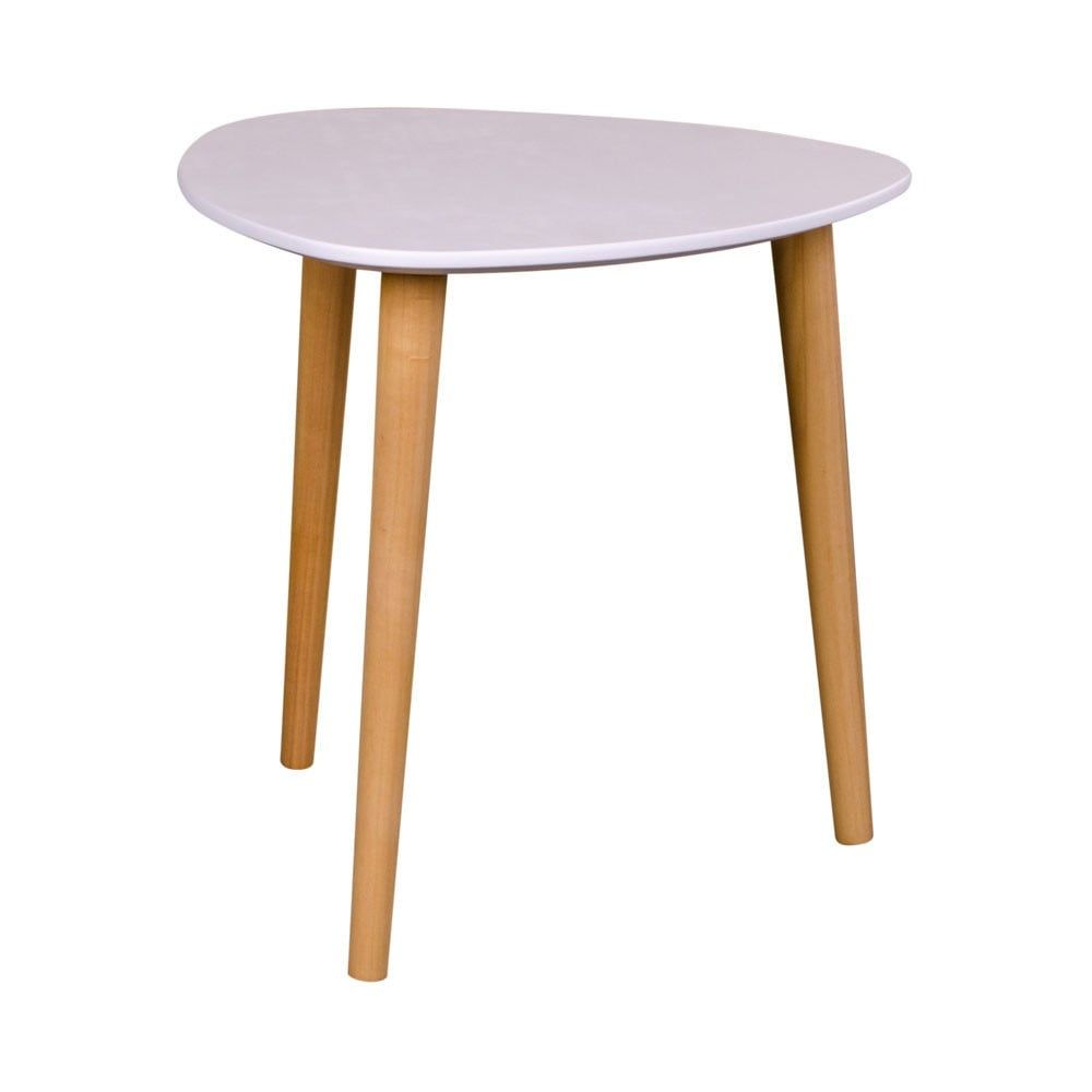 Bílý odkládací stolek House Nordic Genova, výška 39,5 cm - Bonami.cz