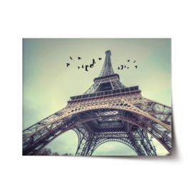 Plakát SABLIO - Eiffelova věž 3 60x40 cm