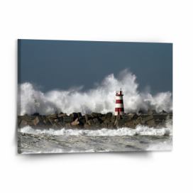 Obraz SABLIO - Maják ve vlnách 150x110 cm