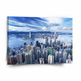 Obraz SABLIO - Město s mrakodrapy 150x110 cm