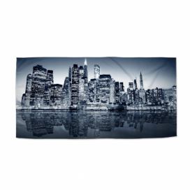 Ručník SABLIO - Noční New York 70x140 cm