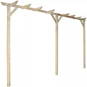 Zahradní pergola 400 x 40 x 205 cm dřevo - alza.cz