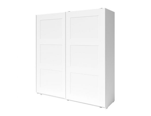 Bílá skříň s posuvnými dveřmi Sedere - FORLIVING