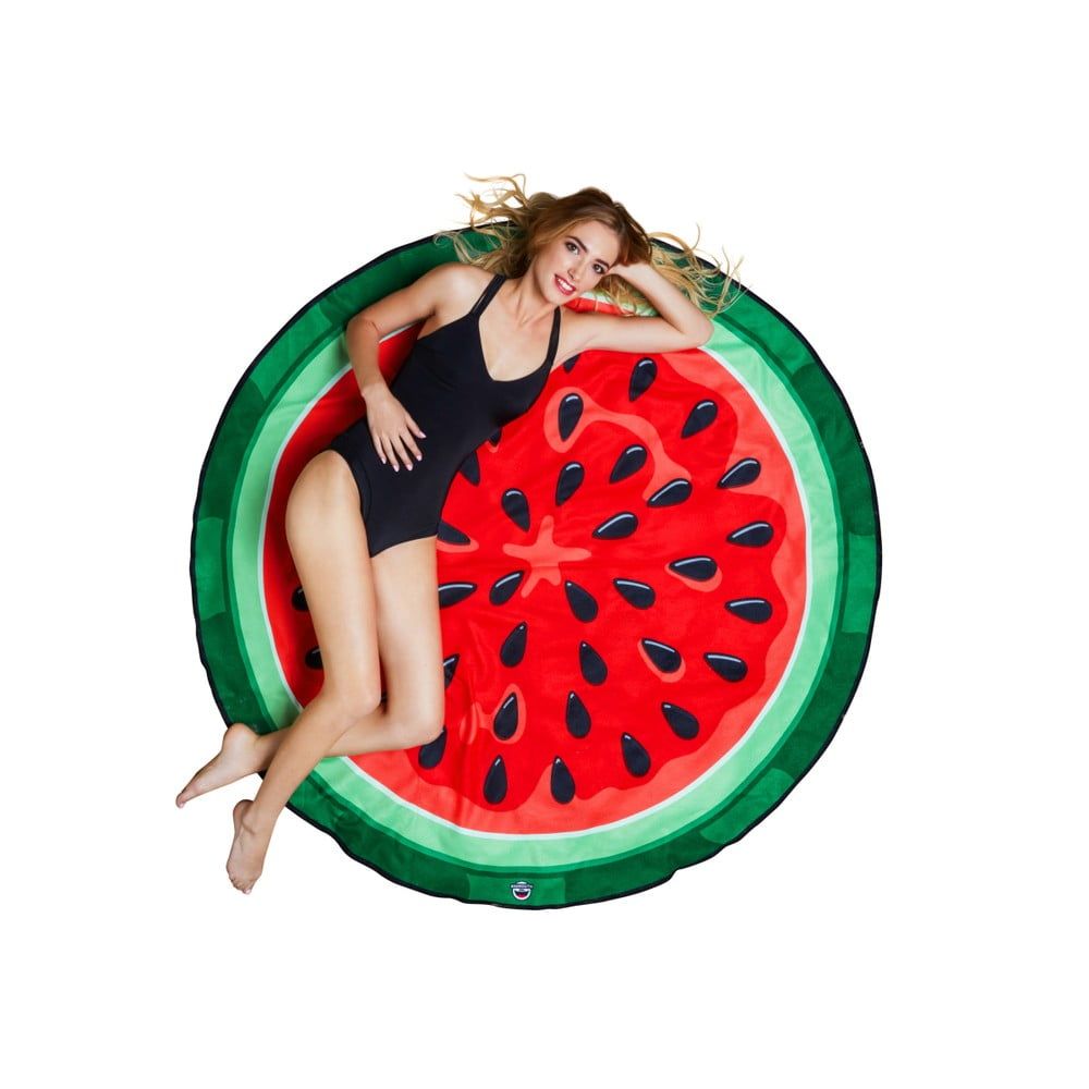 Plážová deka ve tvaru melounu Big Mouth Inc., ⌀ 152 cm - Bonami.cz