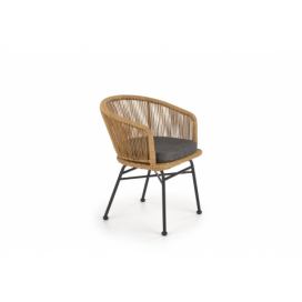 K400 Židle Černý / přírodní / Popelavý