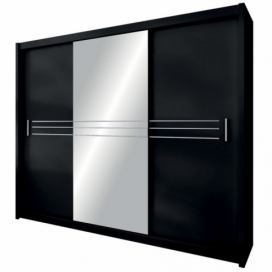 Šatní skříň HAVANA 250 - černá