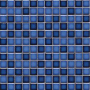 Keramická mozaika Premium Mosaic modrá 30x30 cm lesk MOS23MIXBL - Favi.cz