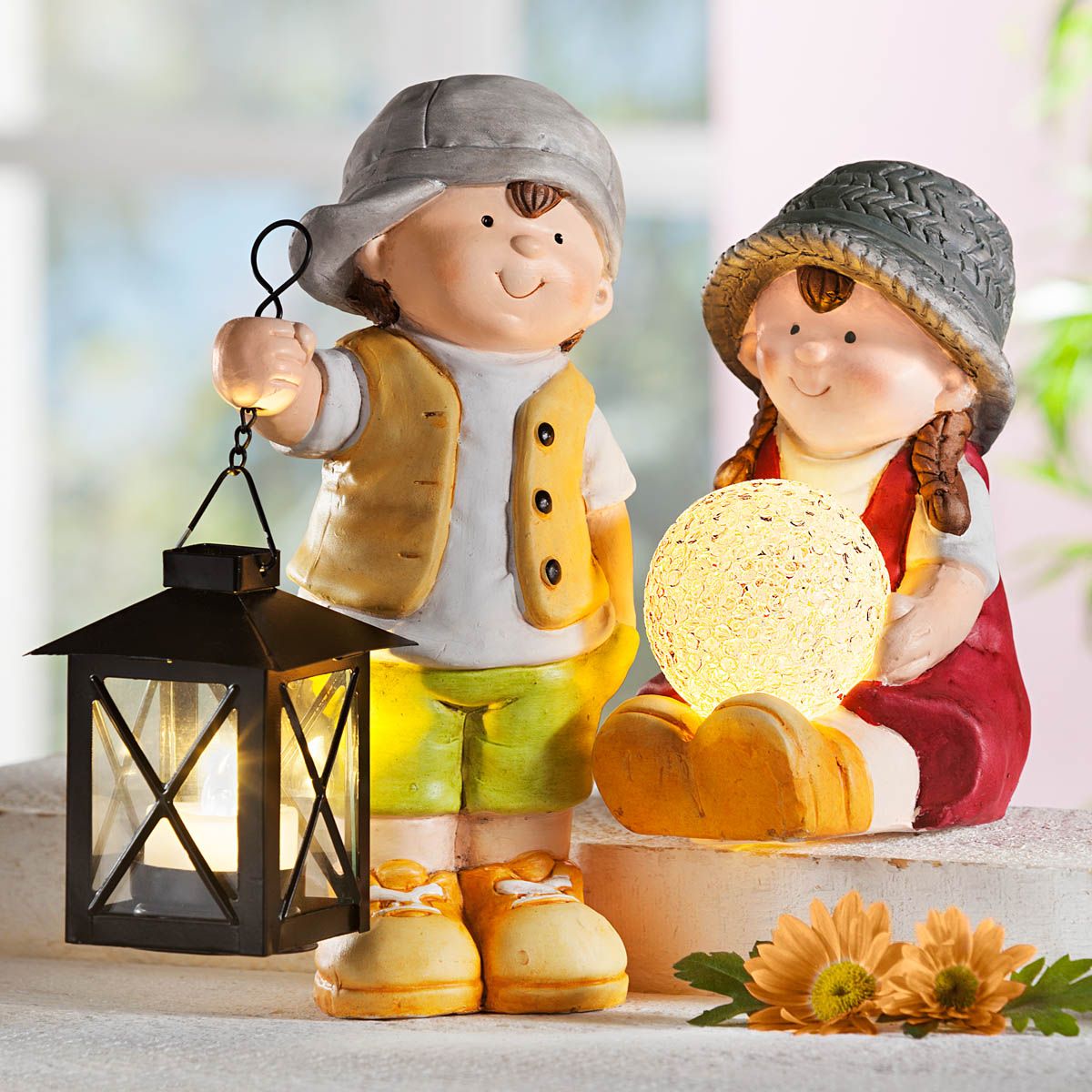 LED figurky Moni a Max, 2 dílná sada - Velký Košík