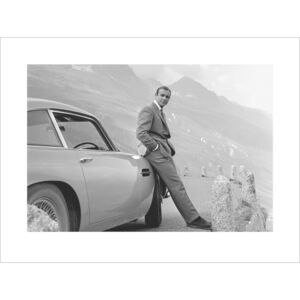Obrazová reprodukce James Bond 007 - Aston Martin, (40 x 40 cm) - Favi.cz