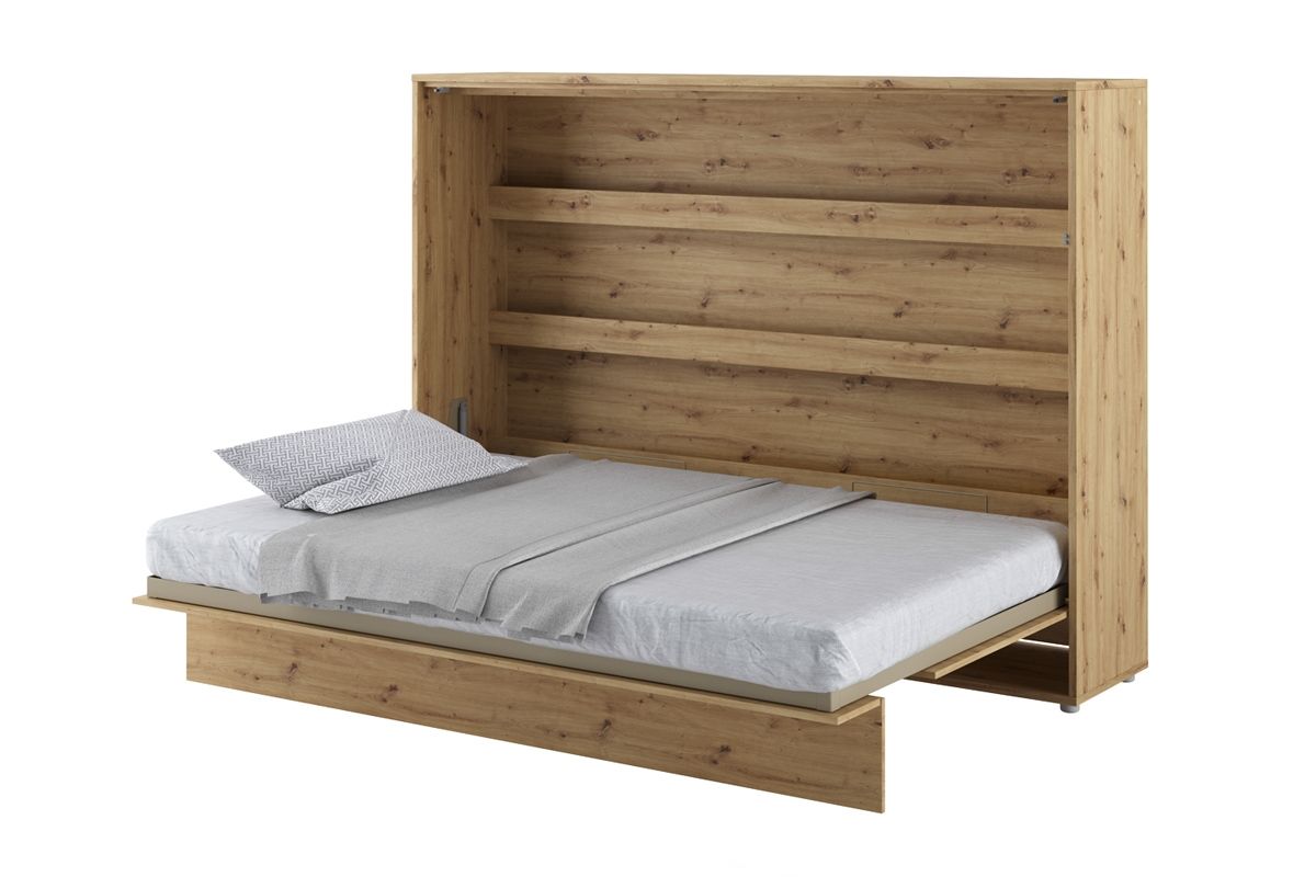 Horizontální sklápěcí postel Bed Concept BC04 Dub artisan 140 x 200 - Nabytek-Bogart.cz