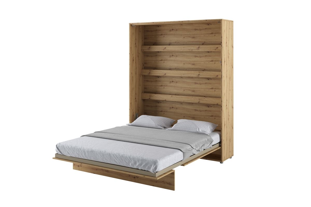 Vertikální sklápěcí postel Bed Concept BC12 Dub artisan 160 x 200 - Nabytek-Bogart.cz