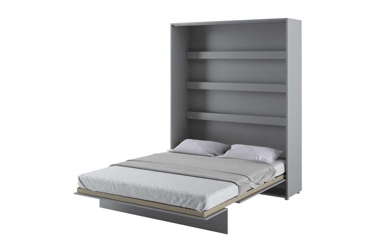 Vertikální sklápěcí postel Bed Concept BC12 šedý mat 160 x 200 - Nabytek-Bogart.cz