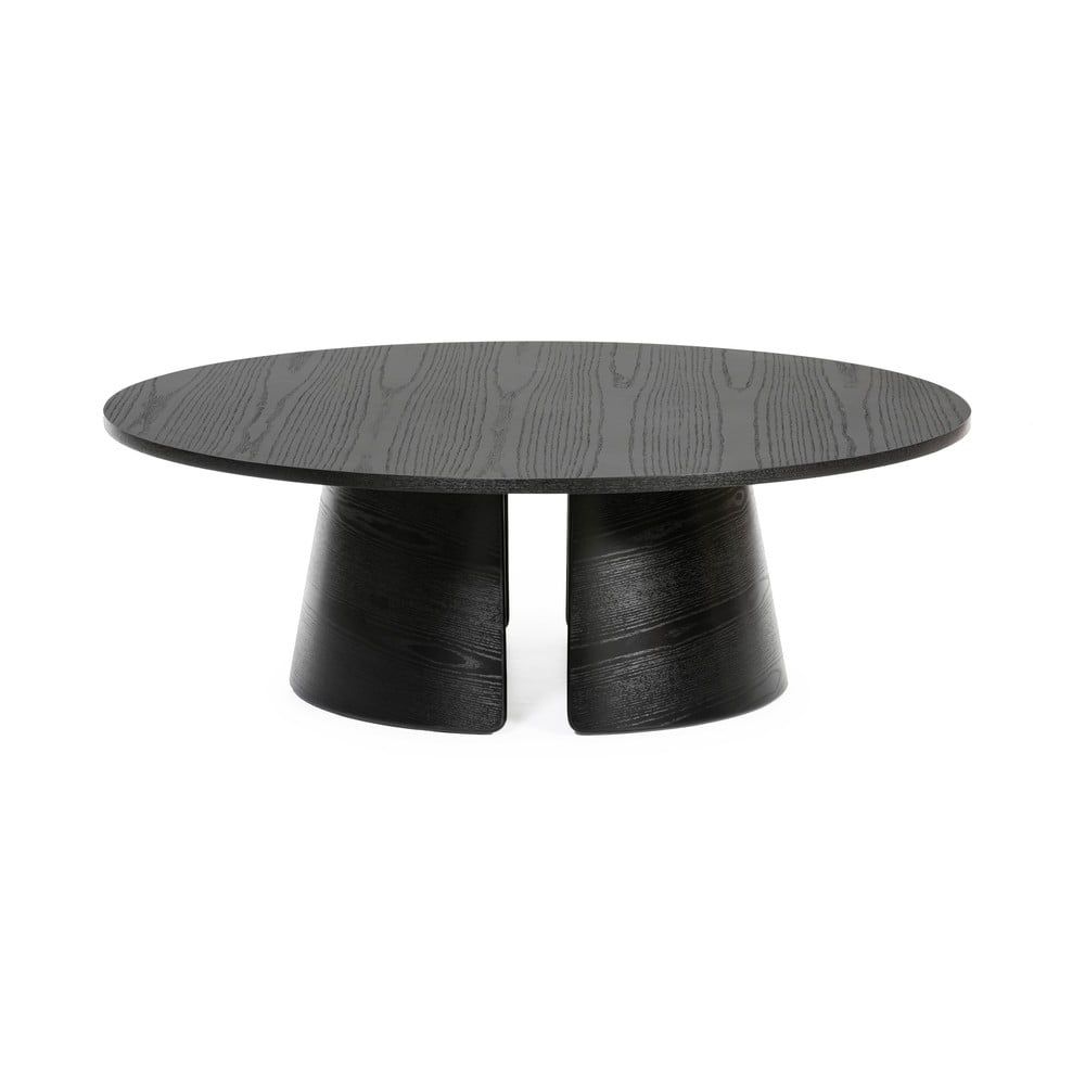 Černý konferenční stolek Teulat Cep, ø 110 cm - Bonami.cz