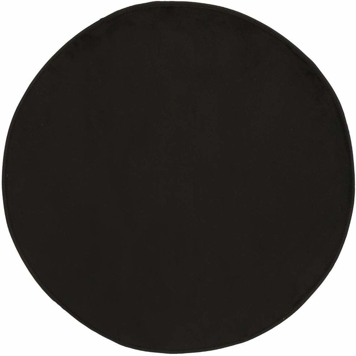 Atmosphera Kulaté dekorativní rohože RONDO, Ø 90 cm, černá - EMAKO.CZ s.r.o.