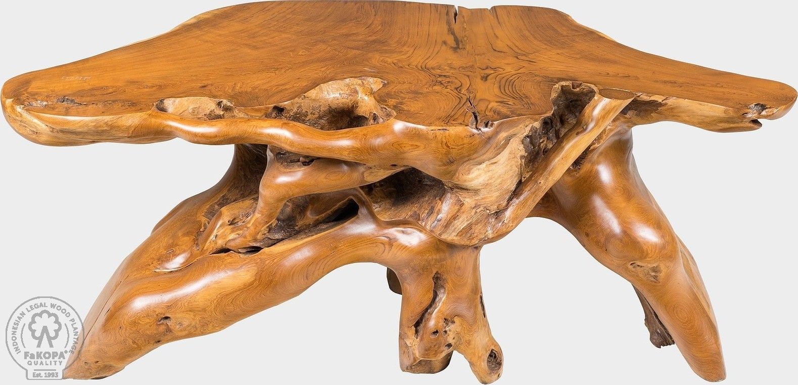 FaKOPA Konfereční stolek z jednoho kusu masivního dřeva Jess Mdum - M DUM.cz