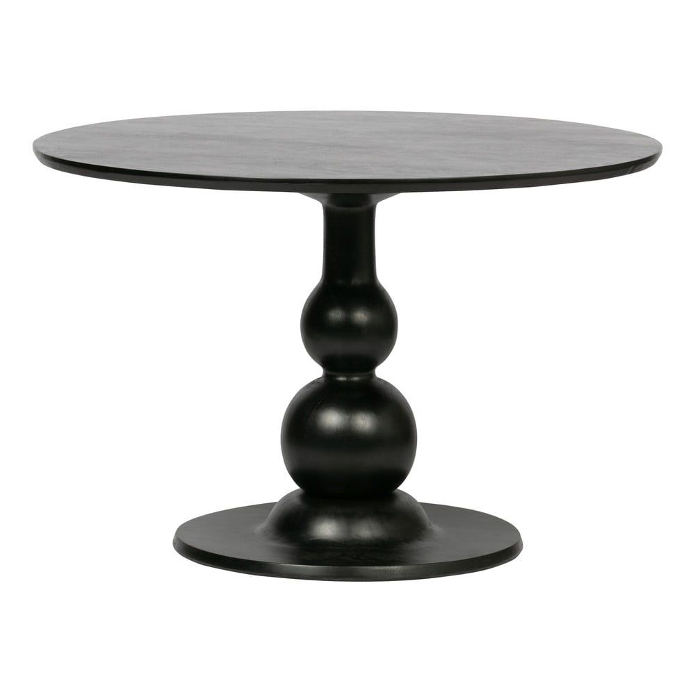 BePureHome Kulatý jídelní stůl BLANCO ø120 cm černý - iodesign.cz