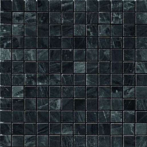 Kamenná mozaika Dom Gemme black mir 30x30 cm (2,2x2,2 cm) - Siko - koupelny - kuchyně