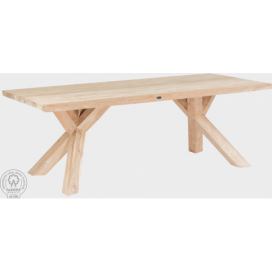 FaKOPA Masivní dřevěný stůl z recyklovaného teaku Vanesa Mdum