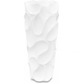 Vysoká bílá váza 113404 Mdum
