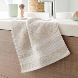 Douceur d\'intérieur Koupelnový ručník na ruce EXCELENCE, 30 x 50 cm, béžová barva